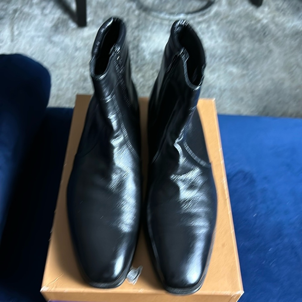 Broletto Italian Soft Leather Dress Boots Zipper Size 13